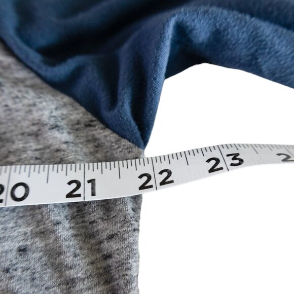 Old Navy Soft Washed Liberty U.S.A. Gray and Blue T-Shirt 3/4 Length Sleeves - Picture 5 of 9